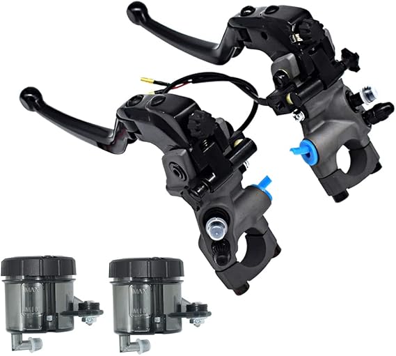 Feiteplus 7/8" Motorcycle Universal RCS19 CNC Hydraulic Brake Clutch Master Cylinder Reservoir Lever Upper Pump Cable Adjustable Handbrake