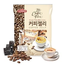 COELO Korea Coffee Jelly Candy 250g (8.8oz) Premium Korean Coffee Flavor K-Food Sweet Chewy Treats Party Pack Dessert Camping Trips Picnic Snack Share Size On-The-Go Individual Wrapped 4 Seasons