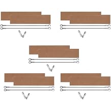 (10 Kits) 5mm x 12" Replacement Elements for Impulse Sealer PFS-300 12"(10 Heating Elements 5MM + 10 Teflon Sheets+ 10 Fuses)