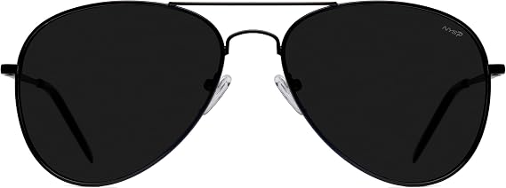 Premium Polarized Classic Aviator Sunglasses, Lightweight Frame, 63mm Lenses, UV400 for Men & Women