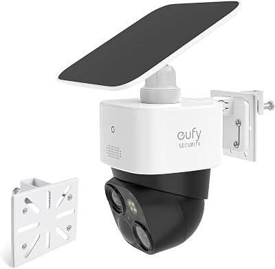 Gutter Mount for eufy Security Solocam S340 Solar Security Camera White