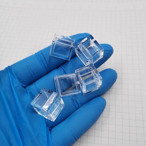 Acrylic Boxs for Element Cubes Transparent Case for Density Cube Elements Collections Displays 10mm (20)