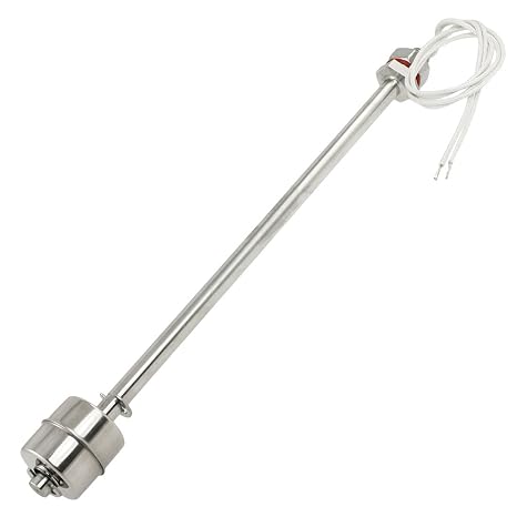 uxcell Stainless Steel Float Switch for Water Pump Tank Swim Pool Garden Pond Liquid Water Level Sensor M11 240mm Length