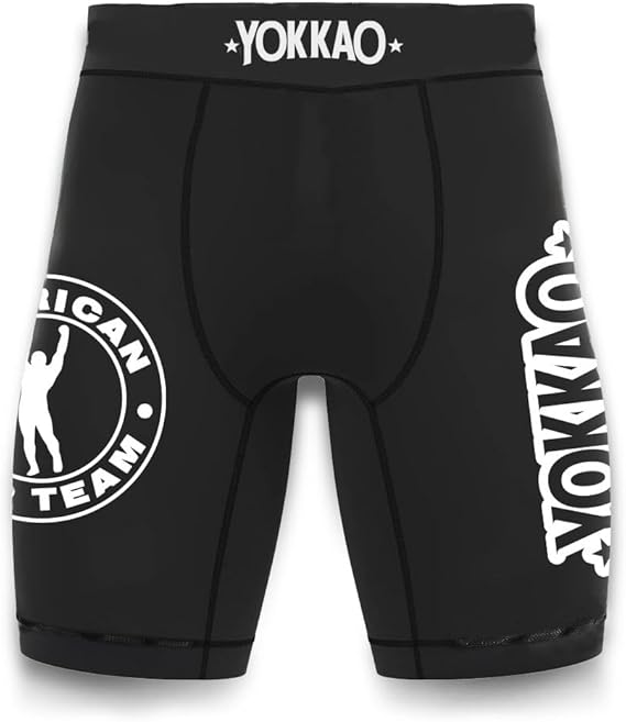 YOKKAO Muay Thai MMA Shorts Unisex | High-Tenacity Elastic with Internal Silicone Support | Ideal for Training & Competition