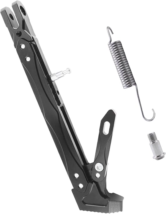 Universal CNC Motorcycle Lengthened Adjustable Long Kickstand Accessories For Motor Modified Tripod Holder Kickstand Foot Side Support Stand Motorbike Dit Pit Bike