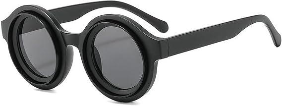 COTIA Round Sunglasses for Women Men Retro Punk Fashion Personality Design Trending Classic Sun Glasses W35