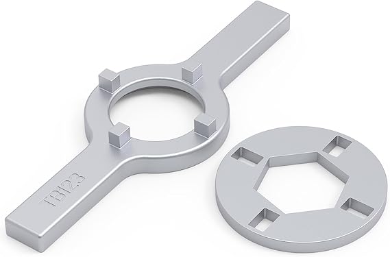 TB123A Washer Spanner Wrench compatible with Whirlpool, GE, Kenmore & More Tub Nut Removal Tool 1-11/16", Replaces TB123B ERTB123A AP4503397 Heavy-Duty Washing Machine Wrench