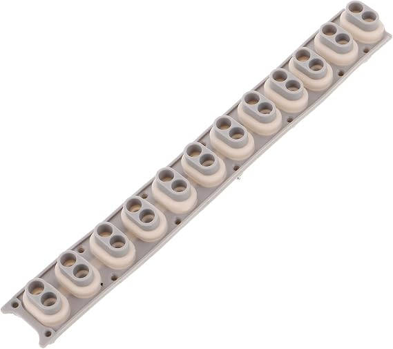 SUPVOX Electronic Keyboard Contact Strip: Replacement Conductive Silicone Pad For 12-Key Organ Key Repair Musicians Technicians Accessory