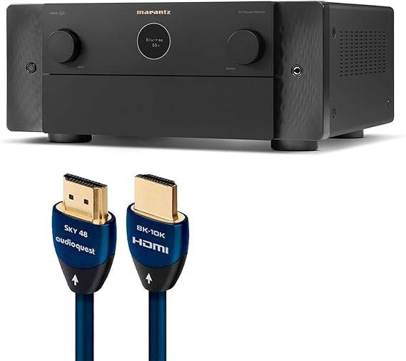 Marantz Cinema 40 9.4 Channel Receiver Bundle with AudioQuest Sky 3m HDMI Cable (Black)