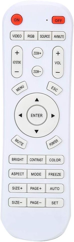 Universal Projector Remote Control - Replacement Controller for Receiver