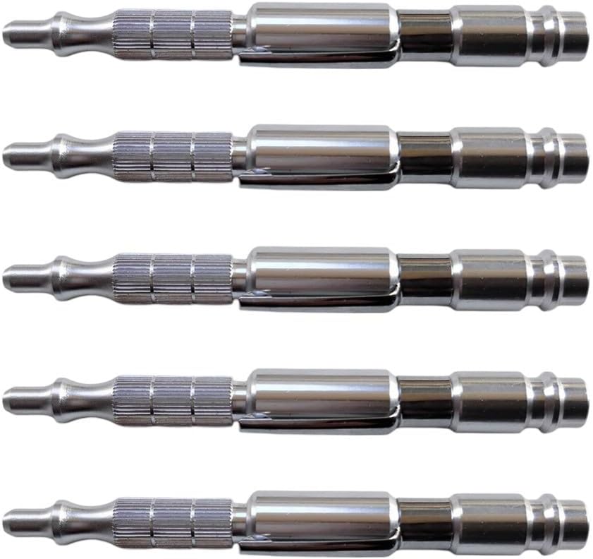 5PCS Adjustable Pocket Air Blow Pen, Lightweight Air Flow Pen Mini Pneumatic Blower for Home Workshop Dust Cleaning