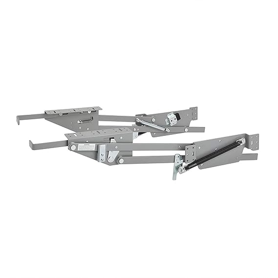 Rev-A-Shelf Heavy-Duty Stand Mixer Lift for Kitchen Base Cabinets with Soft-Close, Zinc - Spring-Loaded Lifting System for Small Countertop Appliance Storage, RAS-ML-HDSC