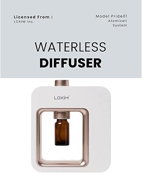 Aromatherapy Diffuser - Professional Grade Diffusers for Essential Oils, Nebulizing Technology, Full Spectrum Oil Adaptability, No Water, No Heat, Super Quiet, Portable, Battery Powered