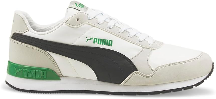 PUMA Mens St Runner V2 Lace Up Sneakers Shoes Casual - Green, White