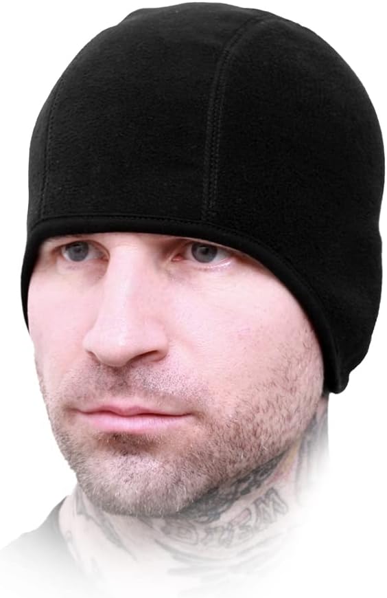 Schampa Fleece Skullcap (Black, One Size)