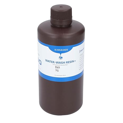 Castable Photopolymer Curing Resin, 3D Printer Resin for LCD DLP SLA Printers, Black 1000g Casting Resin with High Resolution and Easy Burnout for Jewelry Making