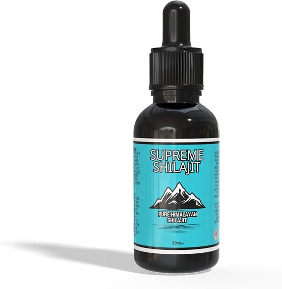 Supreme Shilajit Liquid Drops (30ml) - Pure Himalayan Source - Authentic & Potent - Ideal for Coffee/Tea Drinkers, Boost Energy, Immunity & Vitality