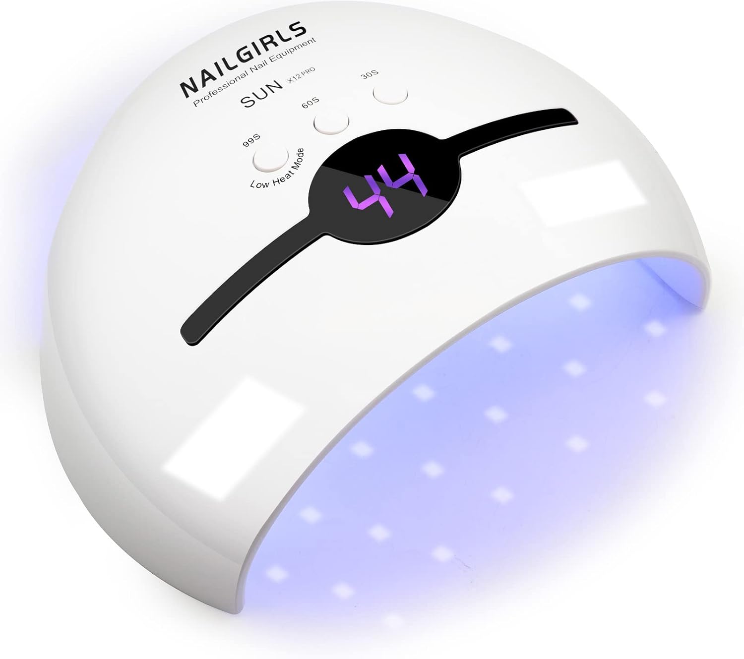 NAILGIRLS Portable Gel UV LED Nail Lamp, 48W LED UV Nail Lamp for Gel Nails Polish Manicure &amp; Pedicure, Professional Salon Curing Lamp with 3 Timer Setting Modes Smart Sensor