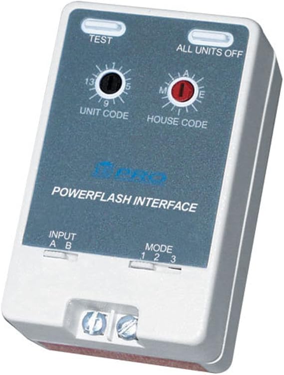 X10 PSC01 Powerflash Burgular Alarm Interface