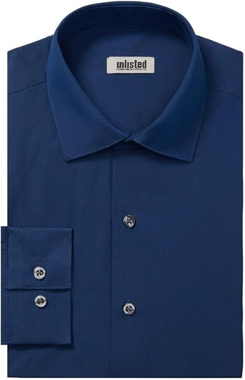 Kenneth Cole Unlisted Men's Slim Fit Solid Dress Shirt -