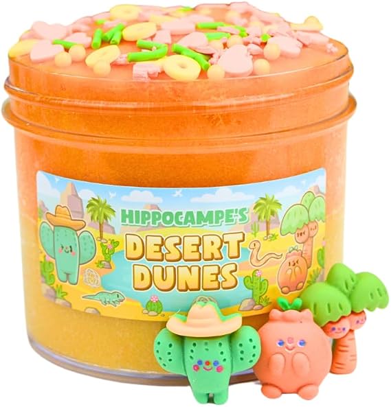 Desert Dunes Slime (SCENTED) | Handmade Slime | Hippocampe Slimes (4OZ)