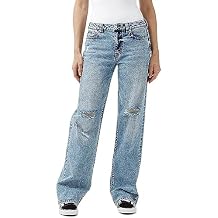 Buffalo David Bitton Womens Loose Straight