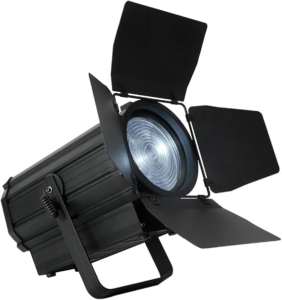 SHEHDS LED 250W Stage Wash Lights, Foucs Spotlight COB, with Barn Door