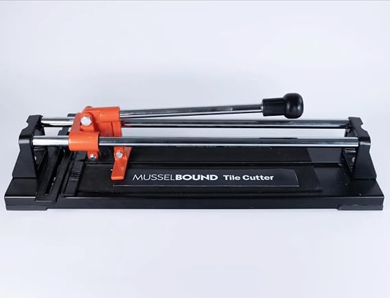 MusselBound® 14-inch Manual Wall Tile Cutter - Simple Score and Snap Tool for Wall Tile. Perfect for DIY Backsplashes - No Dust, No Mess