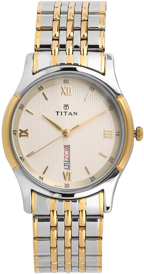 Titan Analogue Multi Colored Dial Men's Watch - 1636BM01