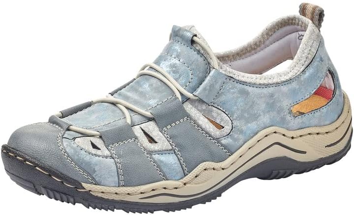Rieker Women Trainers L0539, Ladies Low-Tops,Removable Insole