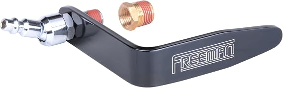 Freeman PLTHSWVB 1-3/4" Aluminum Pneumatic Tool Rafter Hook with 1/4" Industrial Swivel Fitting and Brass Bushing