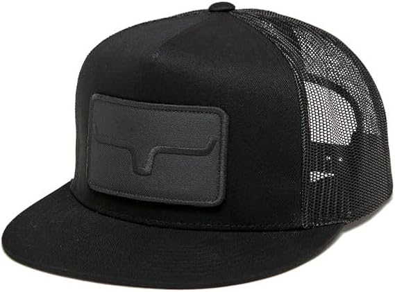 Kimes Ranch Unisex Banner Ventilated Trucker Adjustable Snapback High-Profile Flat Bill Logo Cap