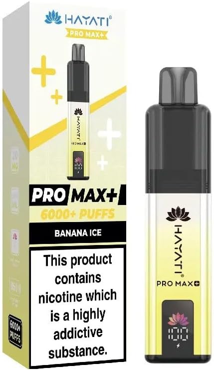 Hayati 6000 pro max plus 6k (pack of 1) (Banana ice)