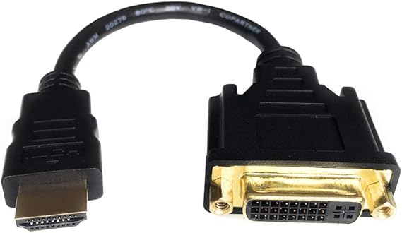 HDMI to DVI Cable, Bi-Directional Adapter, 4K DVI to HDMI Converter 1 Pack