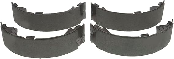 Parking-Emergency Brake Shoe Set for Chevy for GMC for Sierra 2500HD/3500HD 2020-2023 Non-Asbestos Organic NAO Left Rear Right