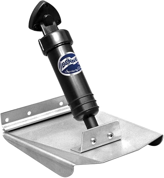 BENNETT MARINE M80 Sport Limited Space Hydraulic Trim Tab System - 8" x 10", Rocker Control