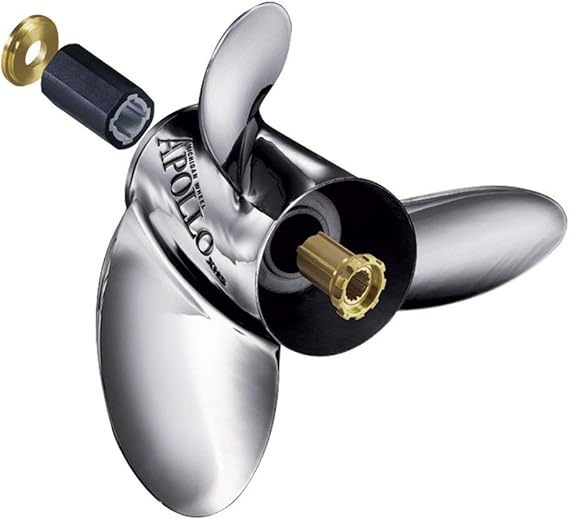 Michigan Wheel Apollo 993206 Apollo A-Series 4-Blade Stainless Steel Propeller - RH, 14" Diameter x 22" Pitch