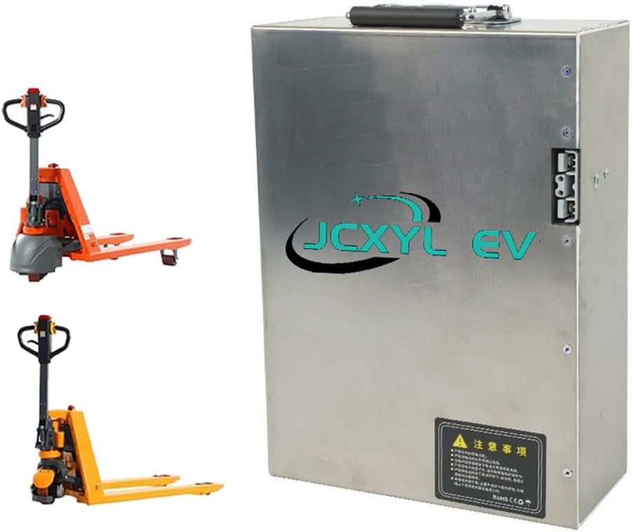 48V 20AH 電動パレットトラック用バッテリー 48ボルト 20AH 電動フォークリフト用リン酸鉄リチウム（LiFePO4）バッテリー（ハンドルおよびBMS付き）