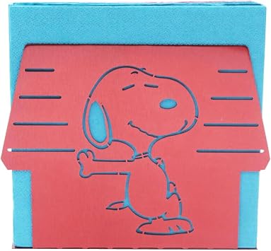 RED White Dog Premium Stainless Steel Napkin Holder Stand for home kitchen dinner table theme party RV camper restaurant