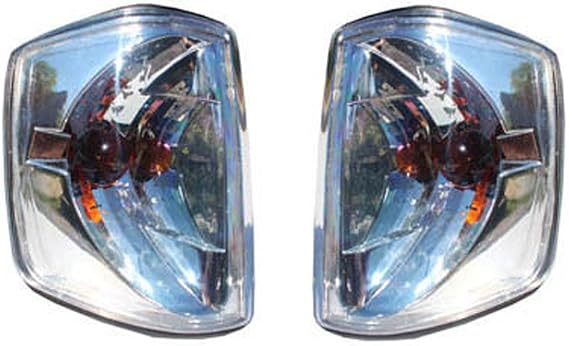 fits Mercedes Benz W201 190d 190e Clear Turn Signal Assembly Left and Right 84-93
