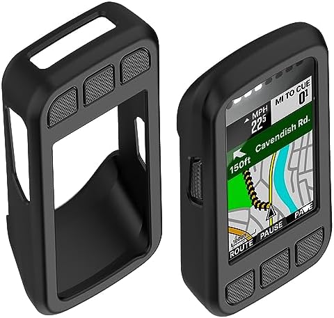 Compatible with Wahoo ELEMNT Bolt V2 GPS WFCC5 Cycling Silicone Case Cover Full Protection Edge Protection case Shockproof Anti-Scratch Protective Case Bumper Black