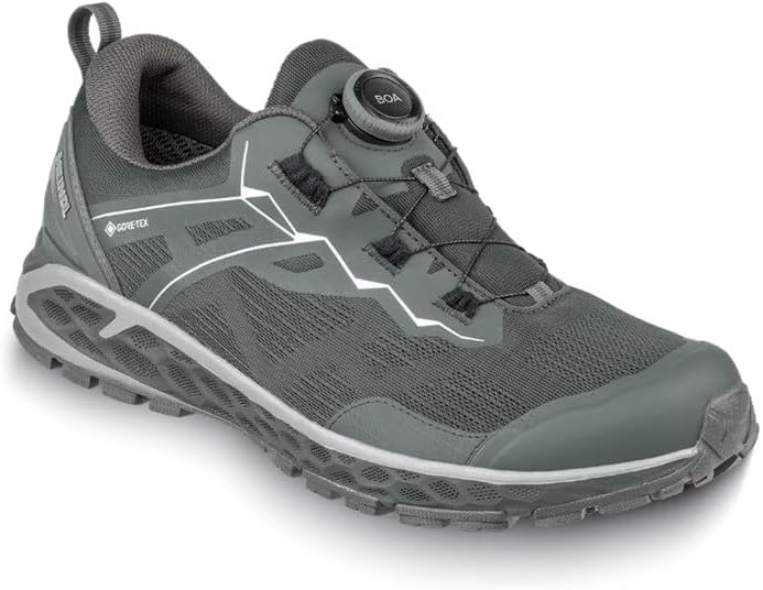 Meindl Men's Comfort-Fit Power Walker 3.5 | Gore-Tex Waterproof Walking Shoe with BOA Lacing | Trail Shoe | Wide Toe Box
