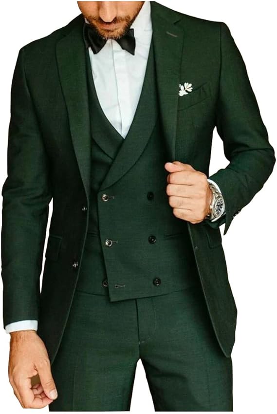 Mens Bespoke Business Formal Slim Fit Suit Grooms Autumn Wedding Dress Suit Tuxedo