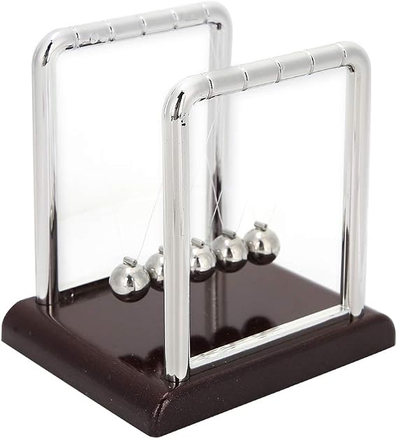 Newtons Balance Balls Balanced Ball Science Physics Gadget Desktop Decoration Motion for Home and Office