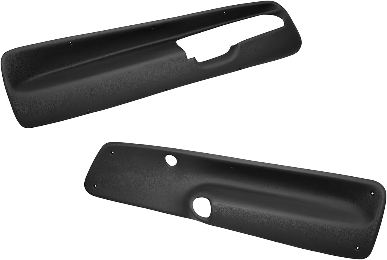 17-96-BLK Door Insert Pair Compatible with 99-05 VW Golf Black