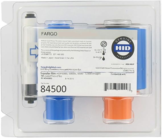 Card Imaging Fargo 84500 Retransfer Film for HDP5000 Printer-Replaces 84053