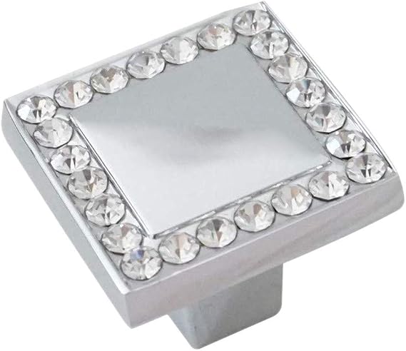 2.5" 3.75" 5.0" Crystal Drawer Dresser Pull Handle Glass Cabinet Knob Pull Hardware 64 96 128 mm (Knob)