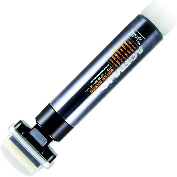 Montana Cans Acrylic Paint Marker, 30mm, Broad, Shock Black, 1 Count (Pack of 1)
