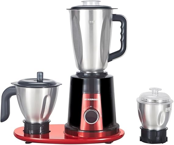 800W Mixer Grinder 3 Jar Copper Motor for Indian Kitchen | 22000 RPM wet/dry grinding for idli dosa batter, chutneys & masalas.