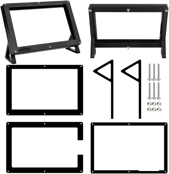 OSOYOO Protective Case Stand Holder for OSOYOO 5 Inch DSI Touch Screen LCD Display Compatible with Raspberry Pi 5 4 3 3B+ 2